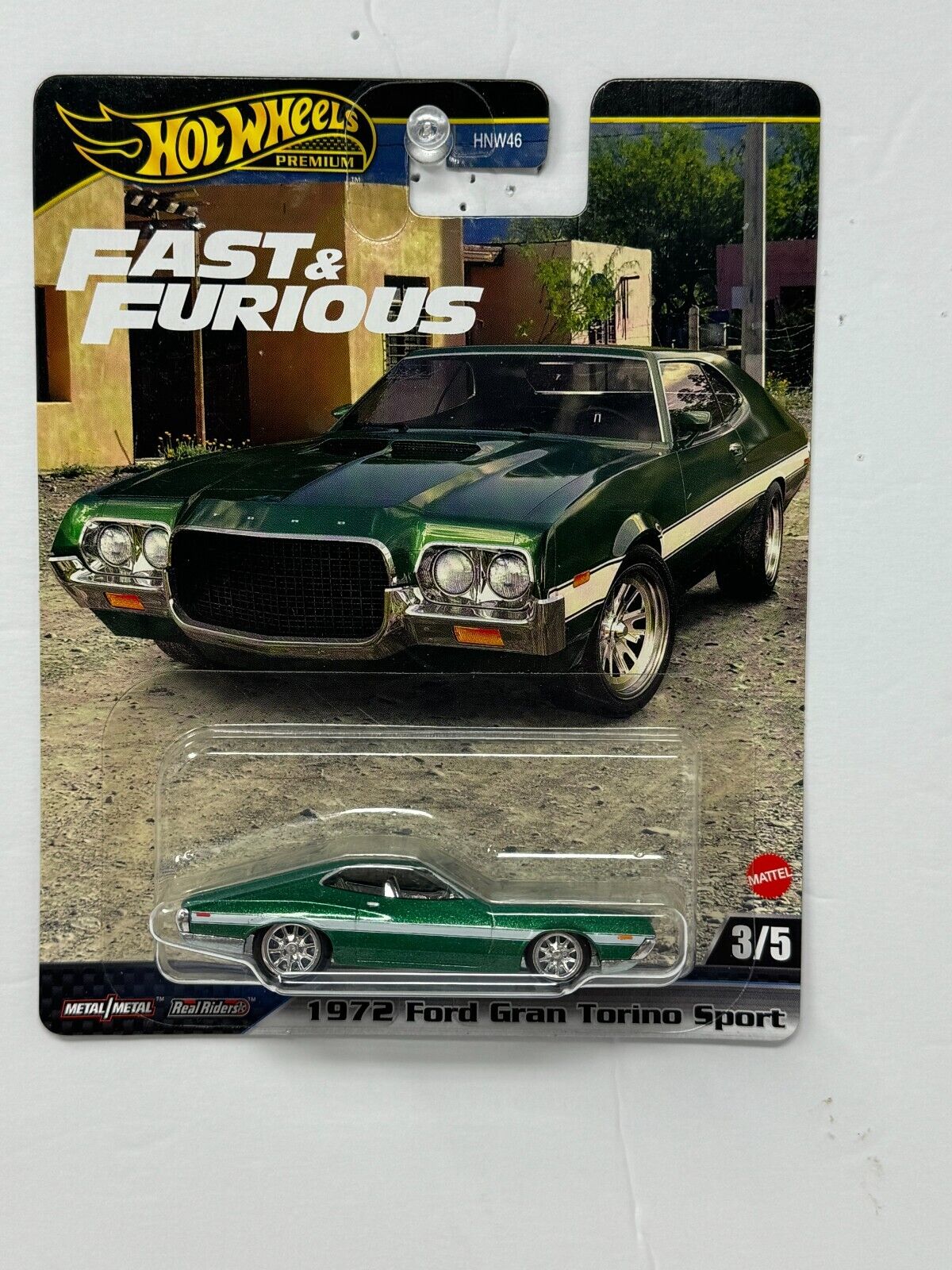 Hot Wheels Premium Fast & Furious 1972 Ford Gran Torino Sport 1:64 Diecast