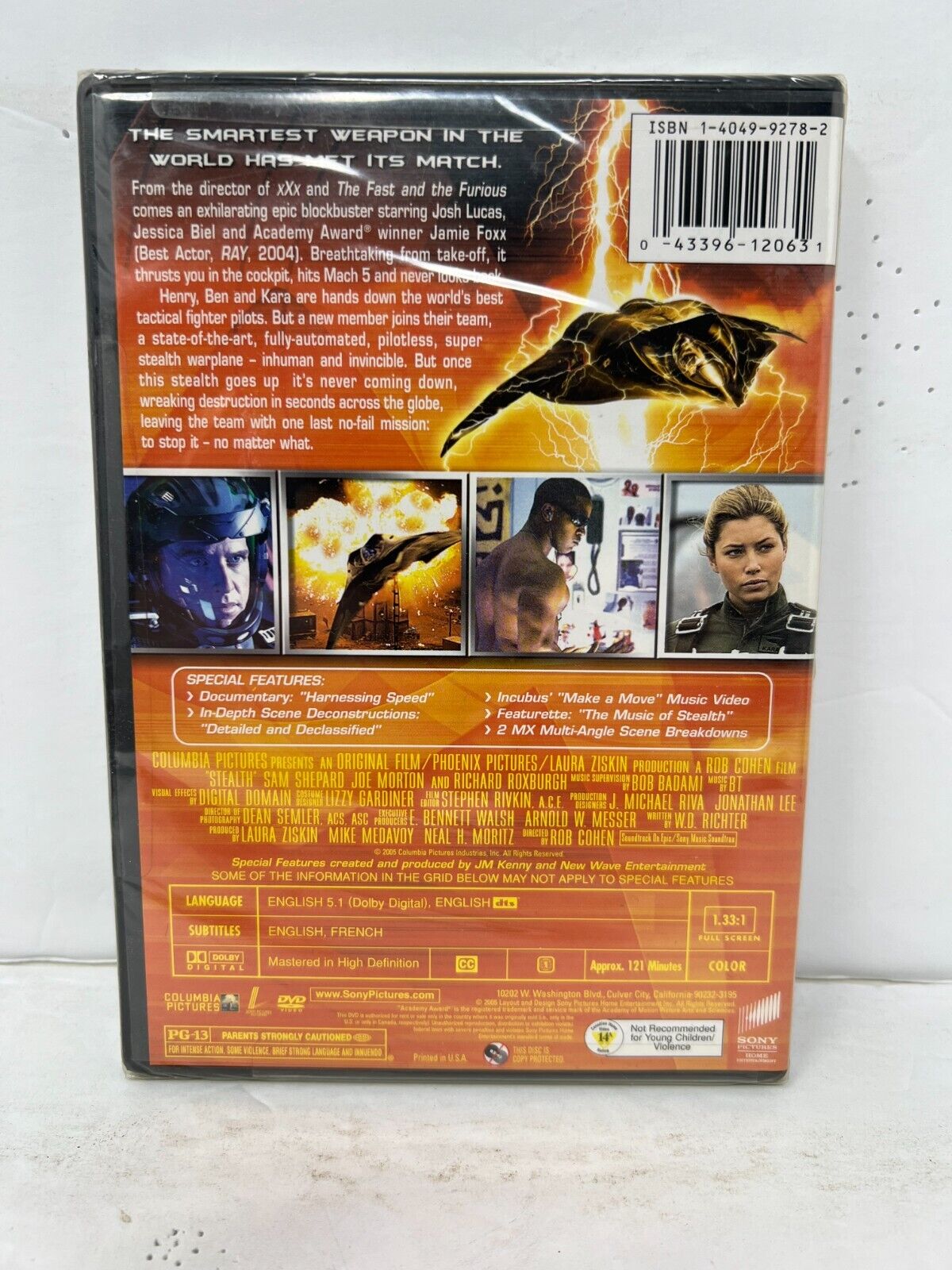 Stealth (DVD) Action New and Sealed!!!