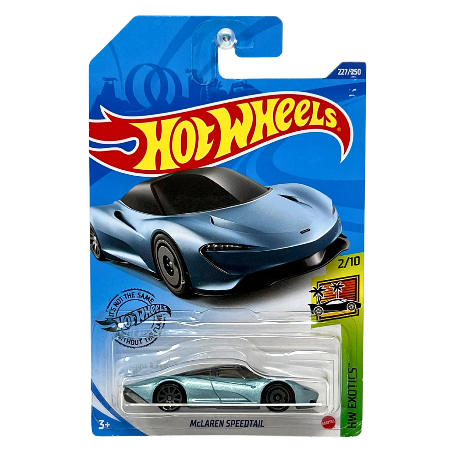 Hot Wheels HW Exotics McLaren Speedtail Blue 1:64 Diecast Version 2