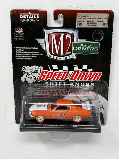 M2 Machines Auto-Drivers 1970 Ford Mustang Boss 429 CHASE 1:64 Diecast