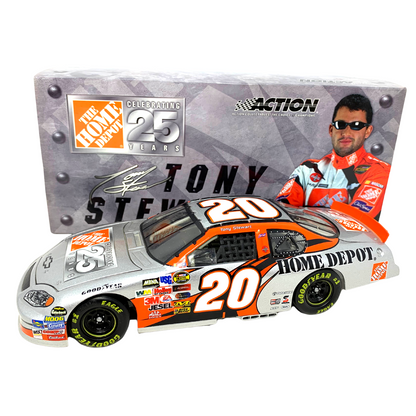 Action Nascar #20 Tony Stewart Home Depot 25th Anniversary 1:24 Diecast