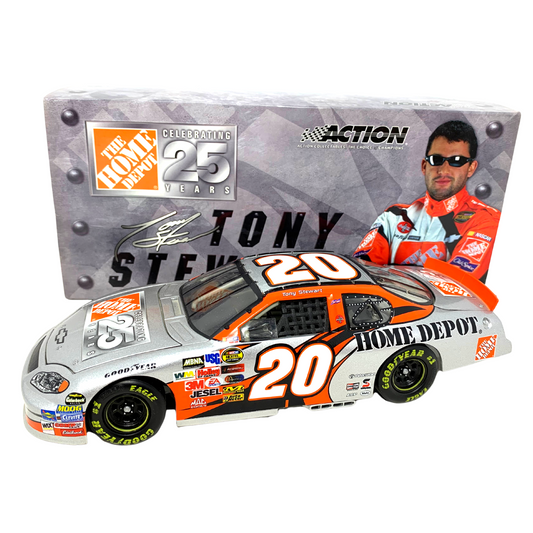 Action Nascar #20 Tony Stewart Home Depot 25th Anniversary 1:24 Diecast