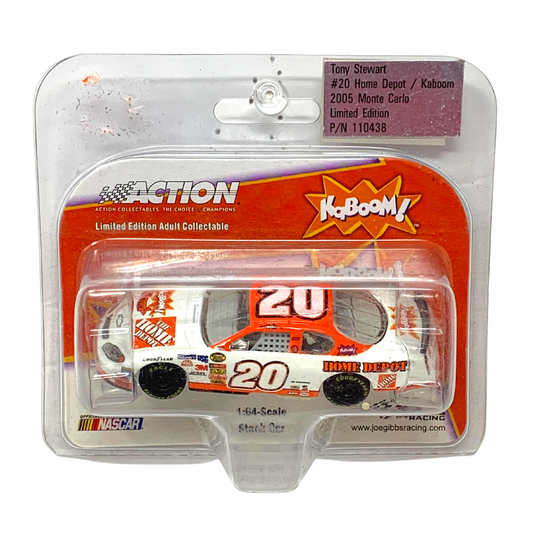 Action Nascar #20 Home Depot Tony Stewart Kaboom 2005 Monte Carlo 1:64 Diecast