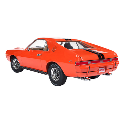 Auto World American Muscle Hemmings Muscle Machines AMC AMX Hardtop 1969 1:18 Diecast Big Bad Orange