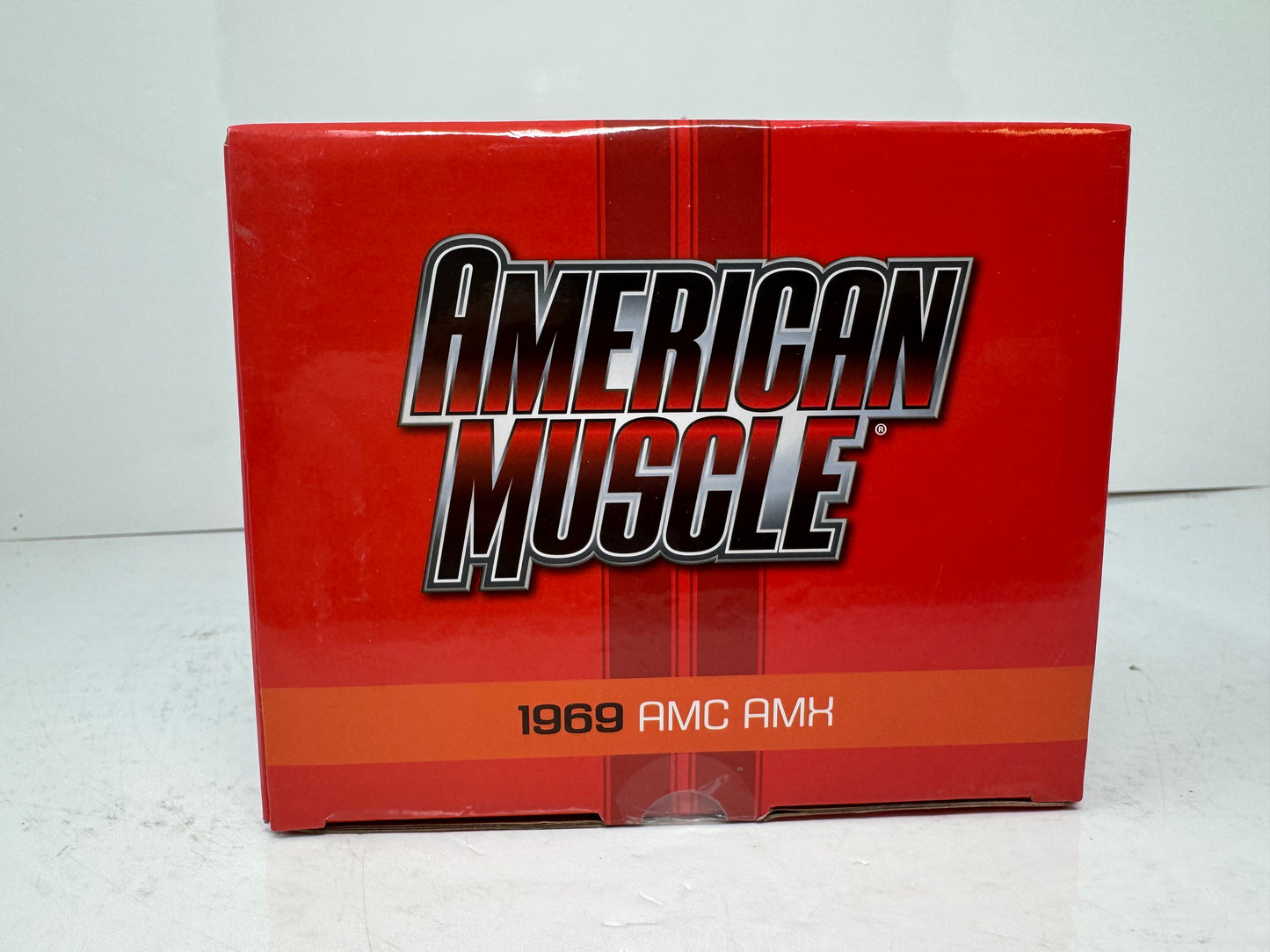 Auto World American Muscle Hemmings Muscle Machines AMC AMX Hardtop 1969 1:18 Diecast Big Bad Orange