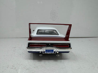 Autoworld American Muscle 1969 Dodge Charger Daytona LA & Orange County Dodge Dealer 1:18 Diecast