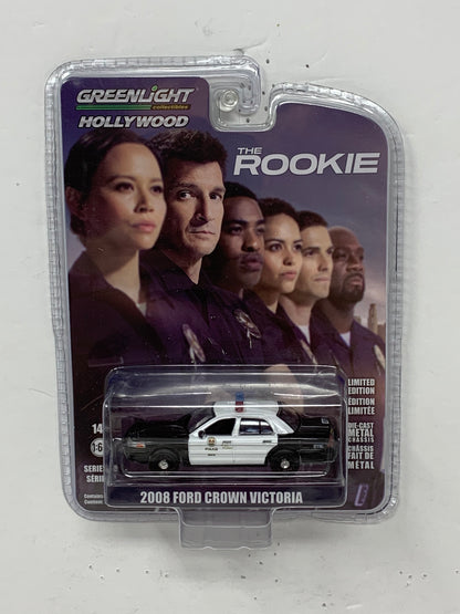 Greenlight Hollywood Series 30 The Rookie 2008 Ford Crown Victoria 164 Scale Diecast