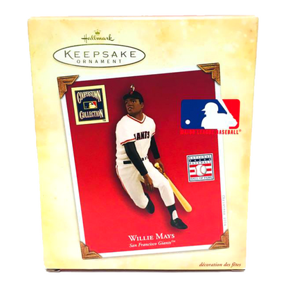 Hallmark KeepsakeChristmas Ornament Willie Mays San Francisco Giants Figure