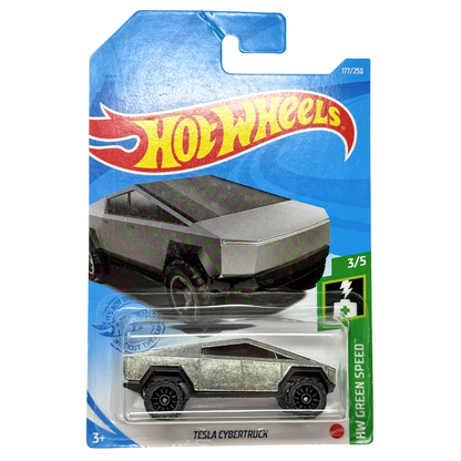 Hot Wheels HW Green Speed Tesla Cybertruck European Car 1:64 Diecast