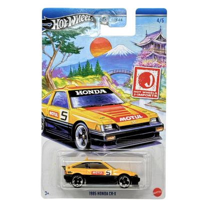 Hot Wheels J-Imports 1985 Honda CR-X JDM 1:64 Diecast