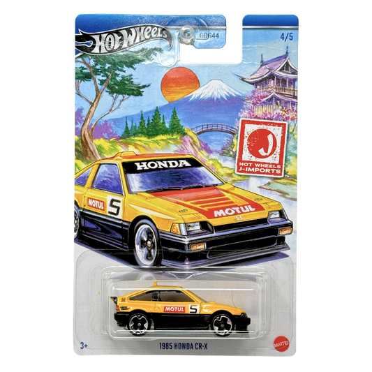 Hot Wheels J-Imports 1985 Honda CR-X JDM 1:64 Diecast
