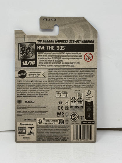 Hot Wheels The '90s 1998 Subaru Impreza 22B-STi Version  1:64 Diecast