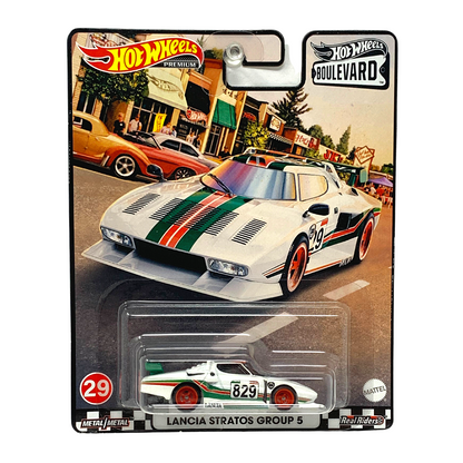 Hot Wheels Premium Boulevard Lancia Stratos Group 5 1:64 Diecast