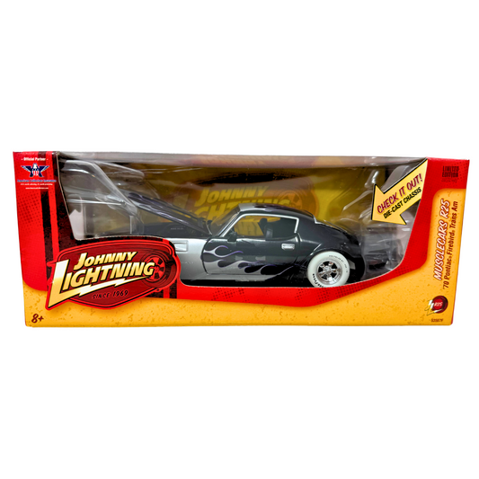 Johnny Lightning 1970 Pontiac Firebird Trans Am 1:24 Diecast WHITE LIGHTNING
