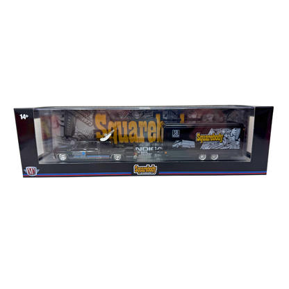 M2 Machines Squarebody Syndicate 1973 Chevy Cheyenne & Hauler 1:64 Diecast