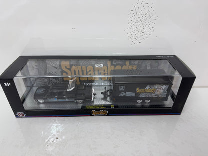 M2 Machines Squarebody Syndicate 1973 Chevy Cheyenne & Hauler 1:64 Diecast