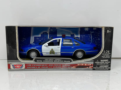 Motormax 1993 Chevy Caprice RCMP (Royal Canadian Mounted Police) Car 1:24 Diecast