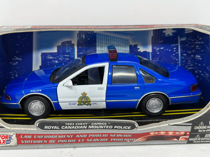 Motormax 1993 Chevy Caprice RCMP (Royal Canadian Mounted Police) Car 1:24 Diecast