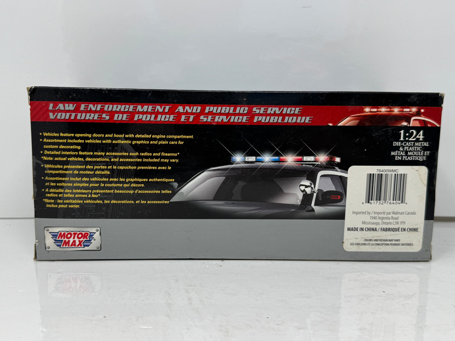 Motormax 1993 Chevy Caprice RCMP (Royal Canadian Mounted Police) Car 1:24 Diecast