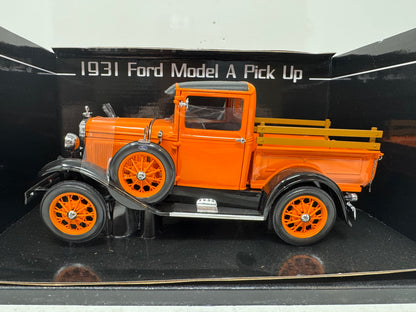 Sun Star 1931 Ford Model A Pickup Pegex Orange 1:18 Diecast