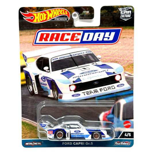 Hot Wheels Premium Race Day Ford Capri Gr.5 1:64 Diecast