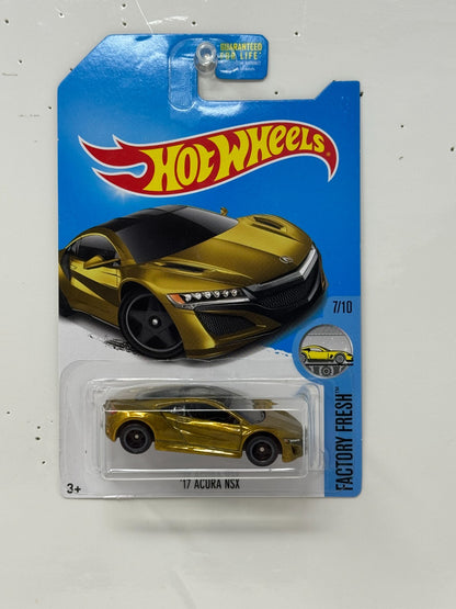 Hot Wheels Super Treasure Hunt 2017 Acura NSX Factory Fresh 1:64 Diecast