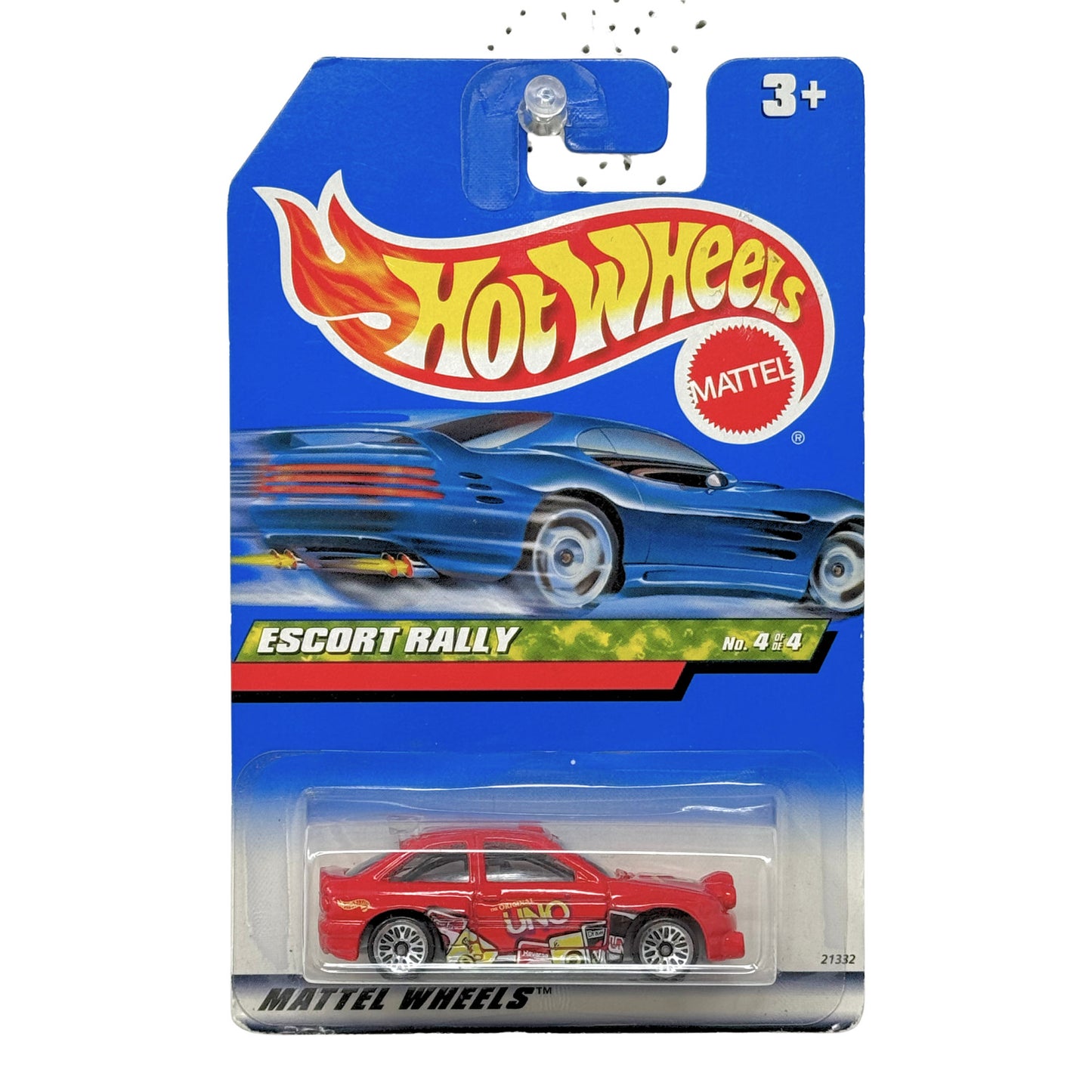 Hot Wheels Ford Escort Rally Red UNO 1:64 Diecast