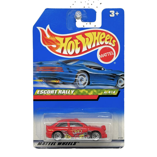 Hot Wheels Ford Escort Rally Red UNO 1:64 Diecast