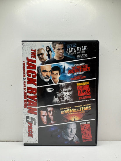 The Jack Ryan 5-Pack Collection (DVD) Harrison Ford Action
