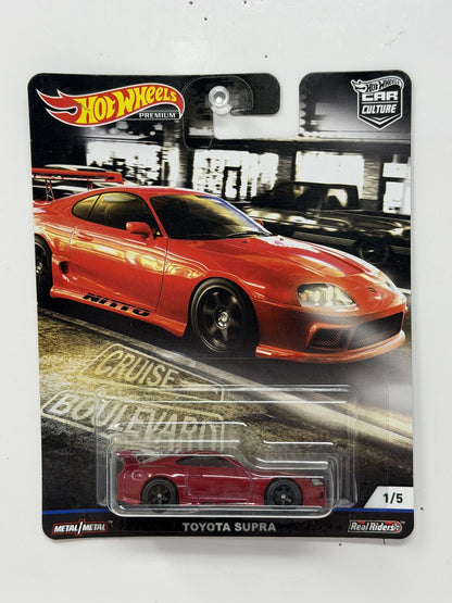 Hot Wheels Premium Cruise Boulevard Toyota Supra 1:64 Diecast