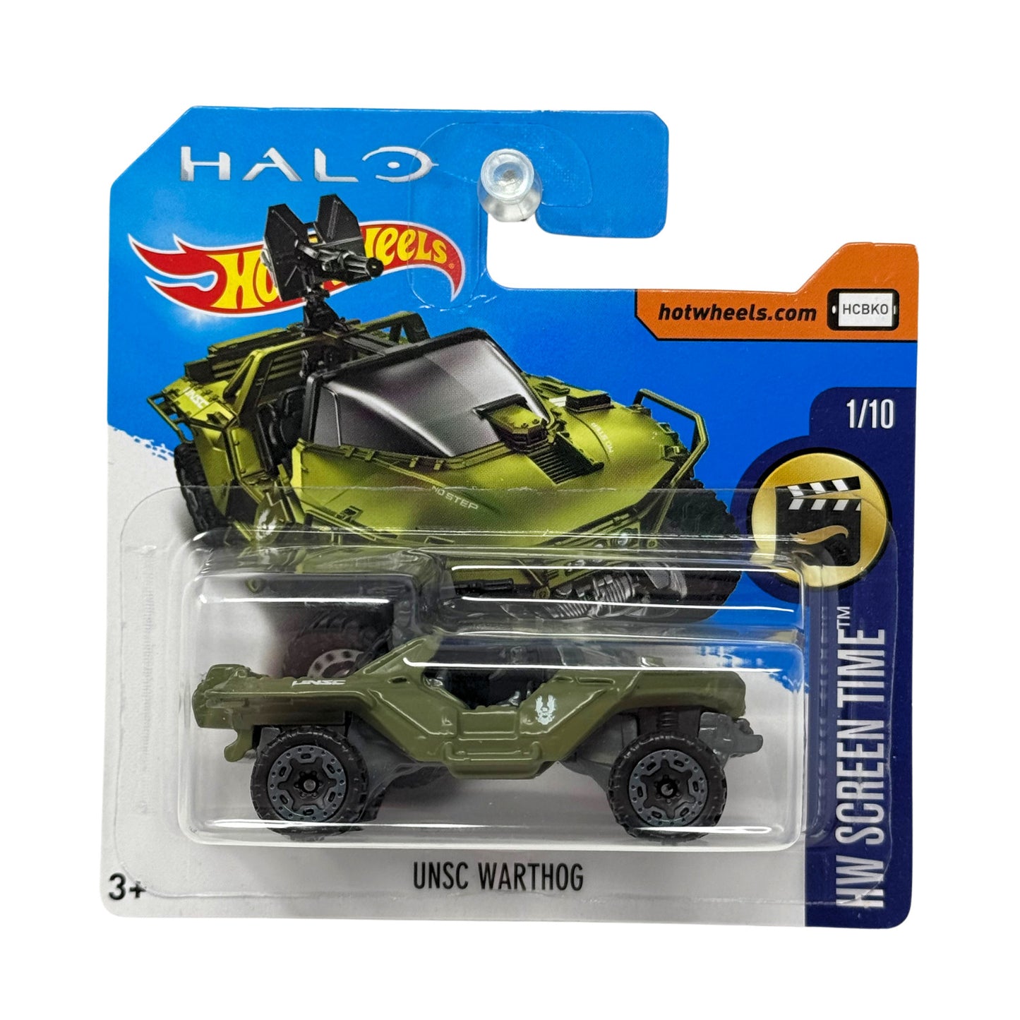Hot Wheels Screen Time Halo UNSC Warthog 1:64 Diecast Short Card
