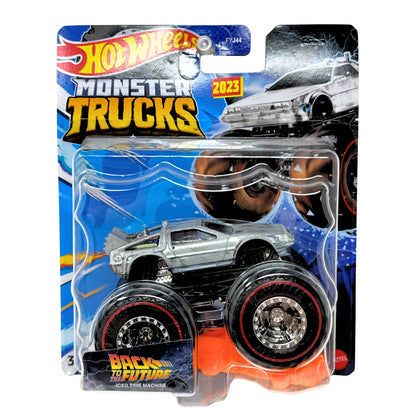 Hot Wheels Monster Trucks TH Back to the Future Iced Time Machine 1:64 Diecast