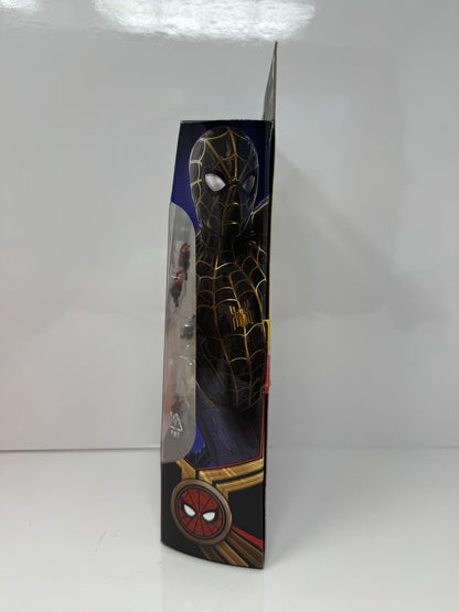 Marvel Legends Spider-Man No Way Home Black Gold Suit Action Figure NO BAF PIECE