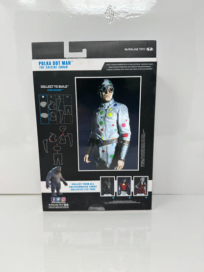 McFarlane DC Multiverse Suicide Squad Polka Dot Man Figure w/ King Shark BAF