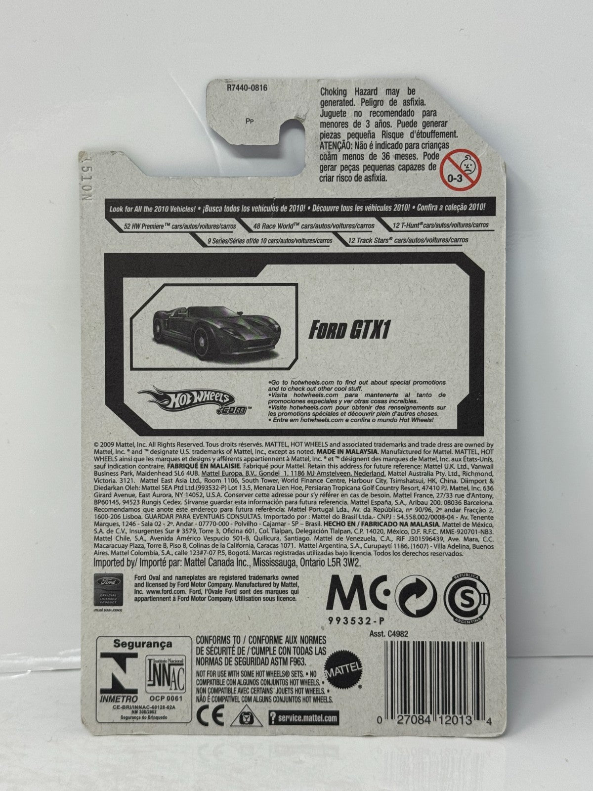 Hot Wheels Treasure Hunt Ford GTX1 1:64 Diecast