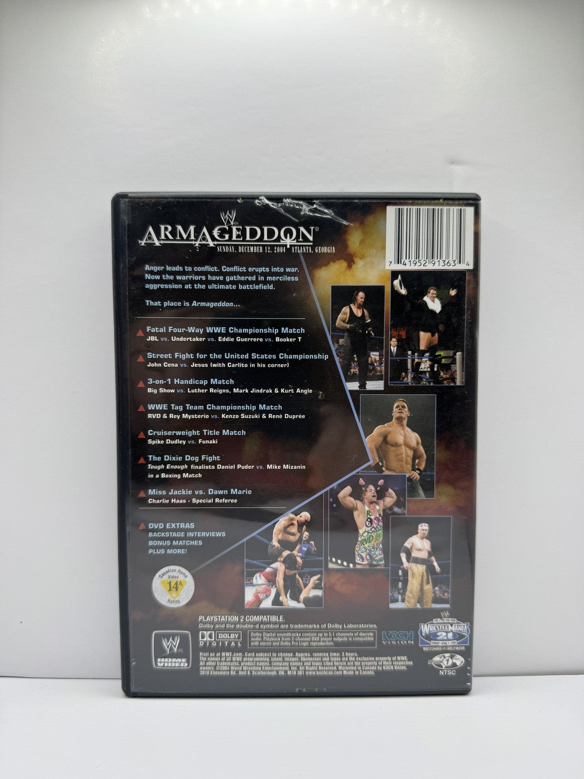 WWE Armageddon 2004 (DVD) WWE Wrestling