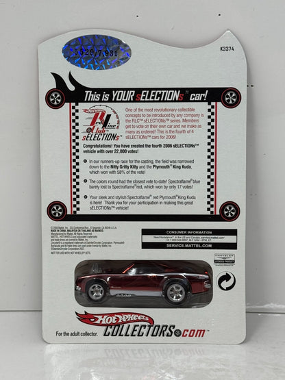 Hot Wheels RLC Red Line Club 2006 Selections Plymouth King Kuda 1:64 Diecast