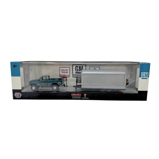 M2 Machines 1998 GMC Sierra 1500 4x4 & 1968 Pontiac Firebird 400 1:64 Diecast