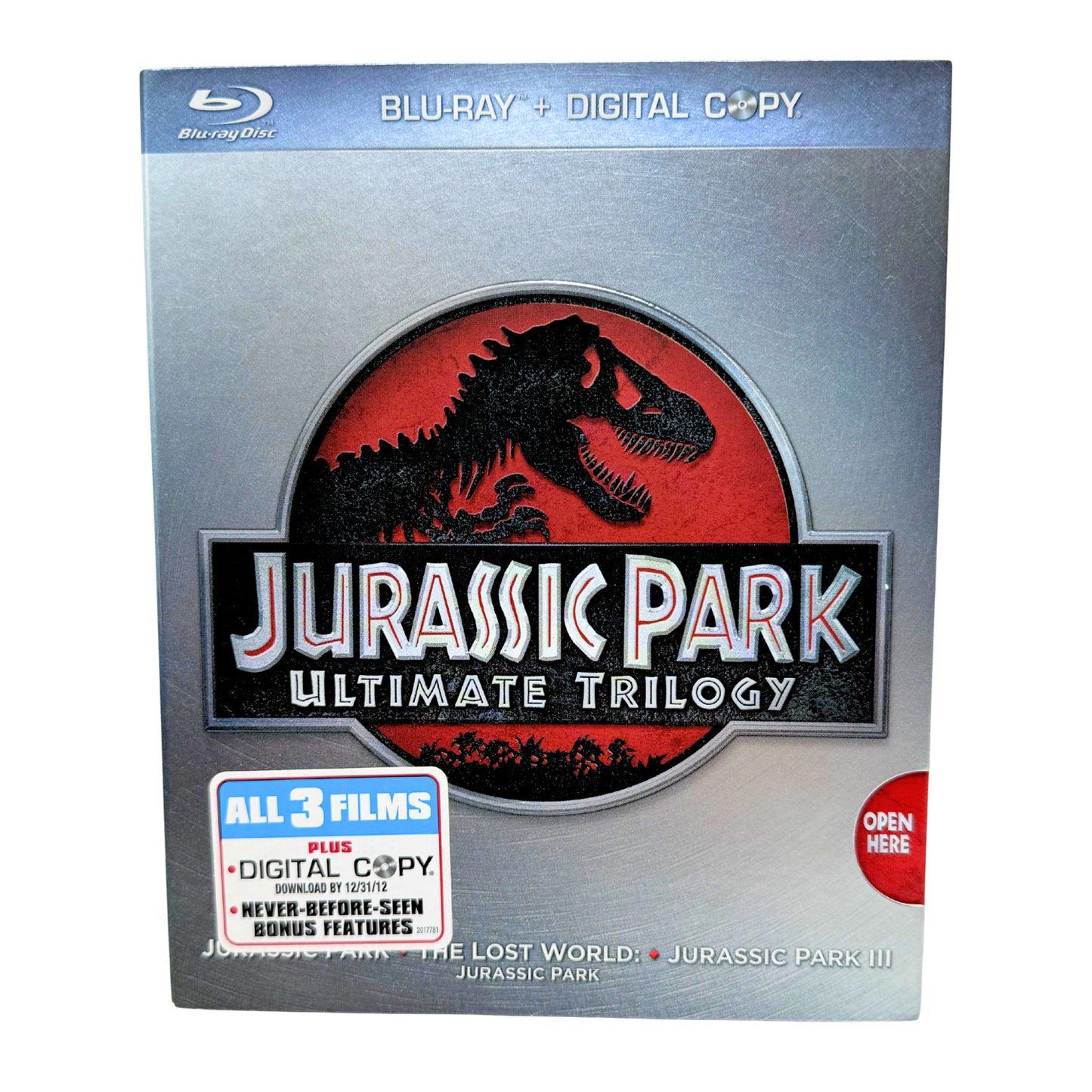 Jurassic Park Ultimate Collection (Blu-ray) Sam Neill Adventure Movie Set
