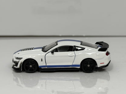 Bburago 2020 Ford Mustang Shelby GT500 White 1:64 Diecast