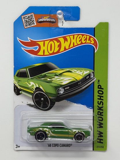 Hot Wheels HW Workshop 1968 Chevrolet COPO Camaro 1:64 Diecast Green
