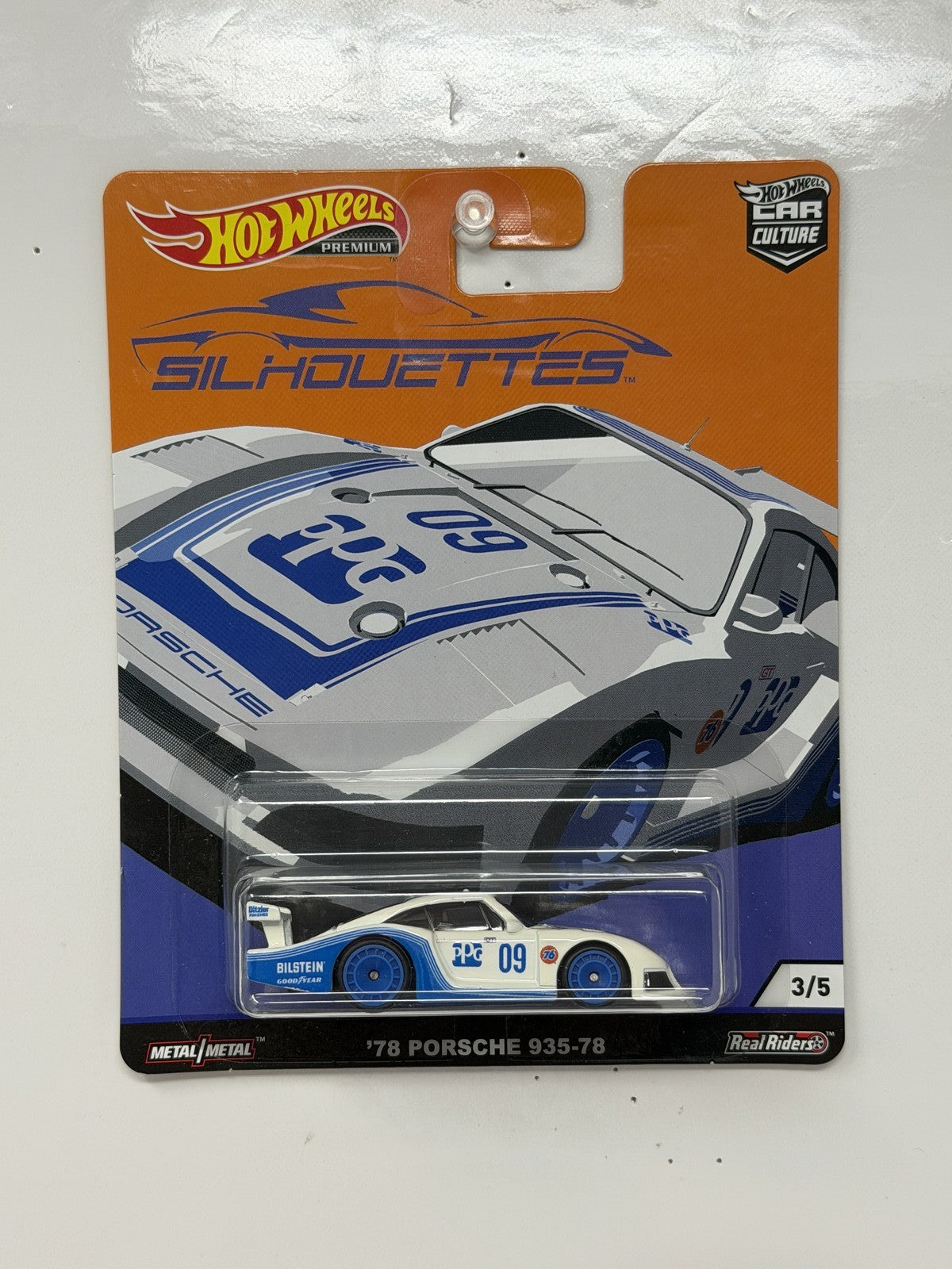 Hot Wheels Premium Silhouettes 1978 Porsche 935-78 1:64 Diecast