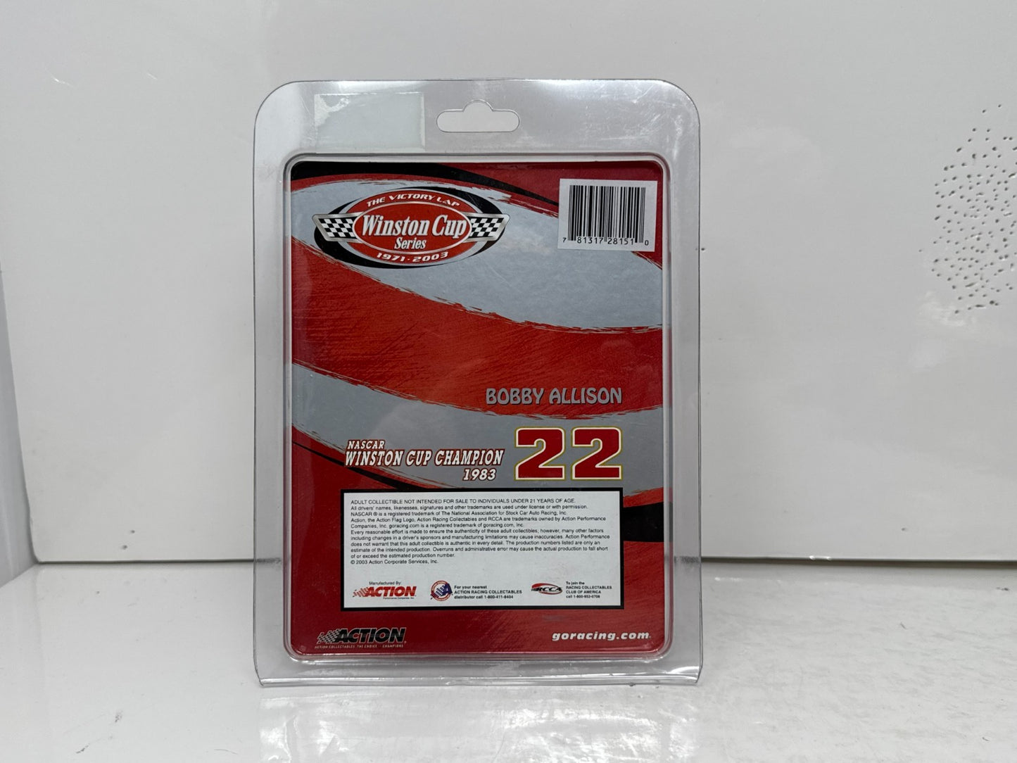 Action Nascar #22 Bobby Allison Victory Lap Champion Monte Carlo 1:64 Diecast