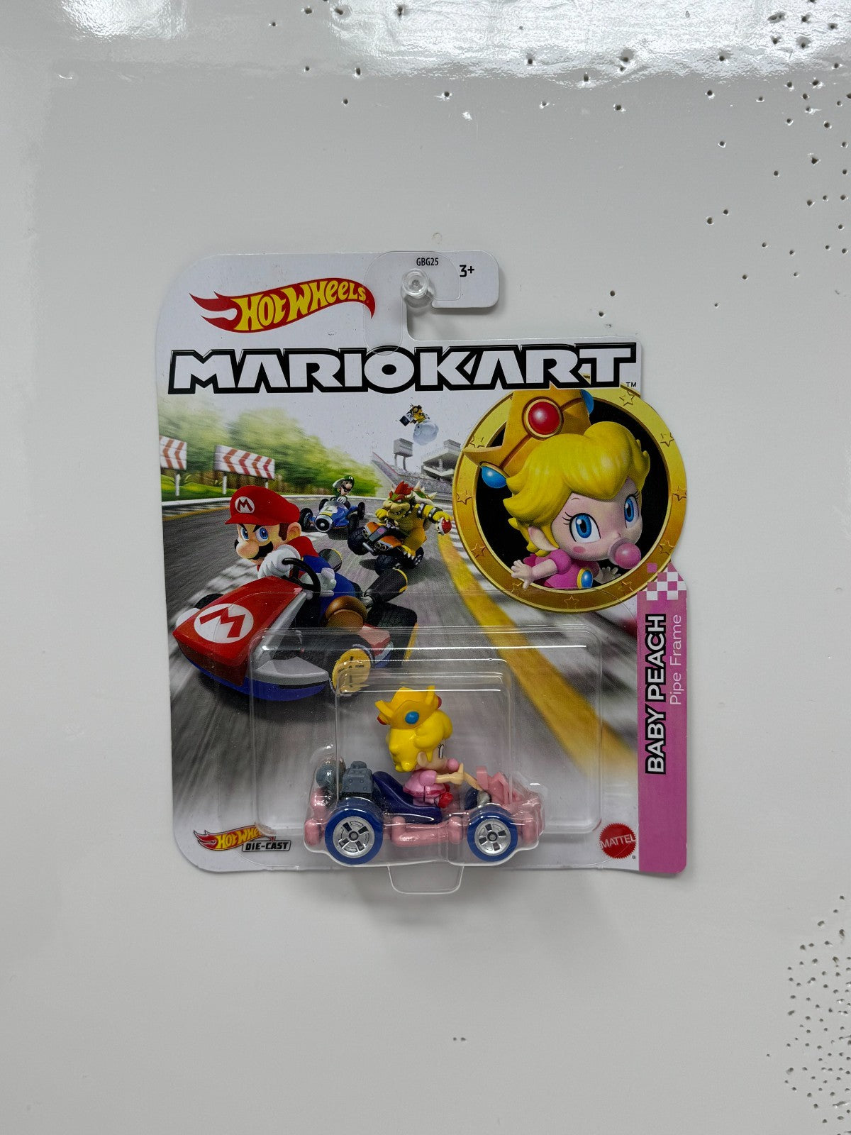 Hot Wheels Mario Kart Baby Peach Pipe Frame 1:64 Diecast