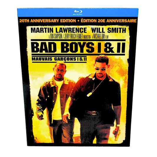 Bad Boys 1 & 2 Blu-ray 20th Anniversary Edition Will Smith Martin Lawrence