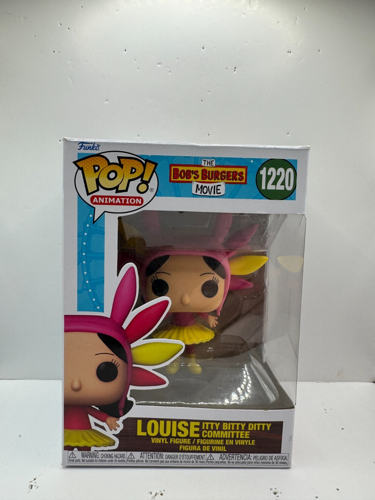 Funko Pop! Animation Bob's Burgers Movie #1220 Louise Vinyl Figure