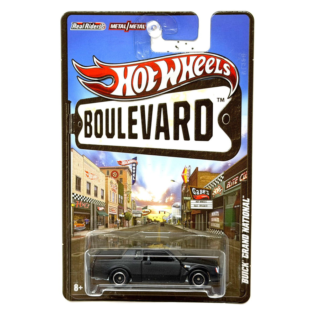 Hot Wheels Boulevard Buick Grand National 1:64 Diecast Real Riders Black