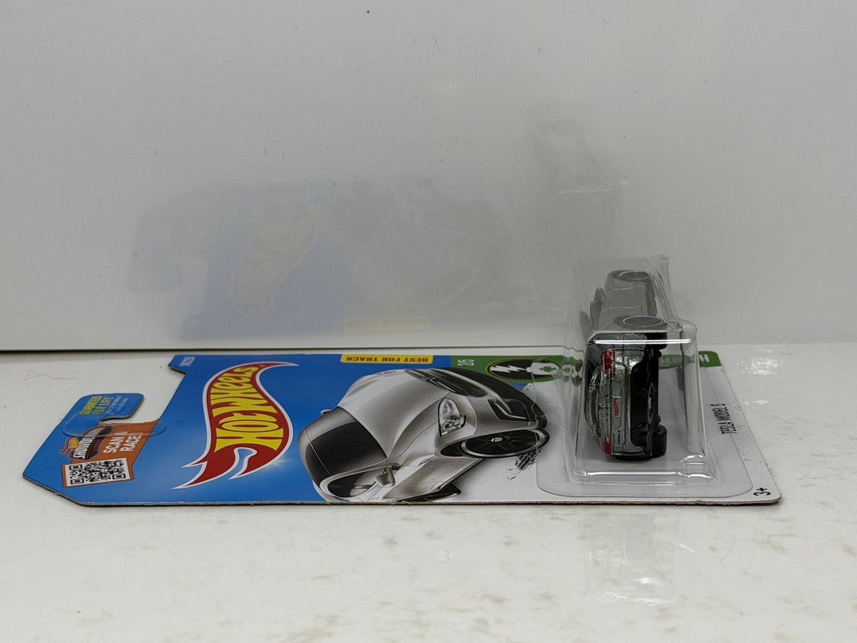 Hot Wheels ZAMAC HW Green Speed Tesla Model S 1:64 Diecast