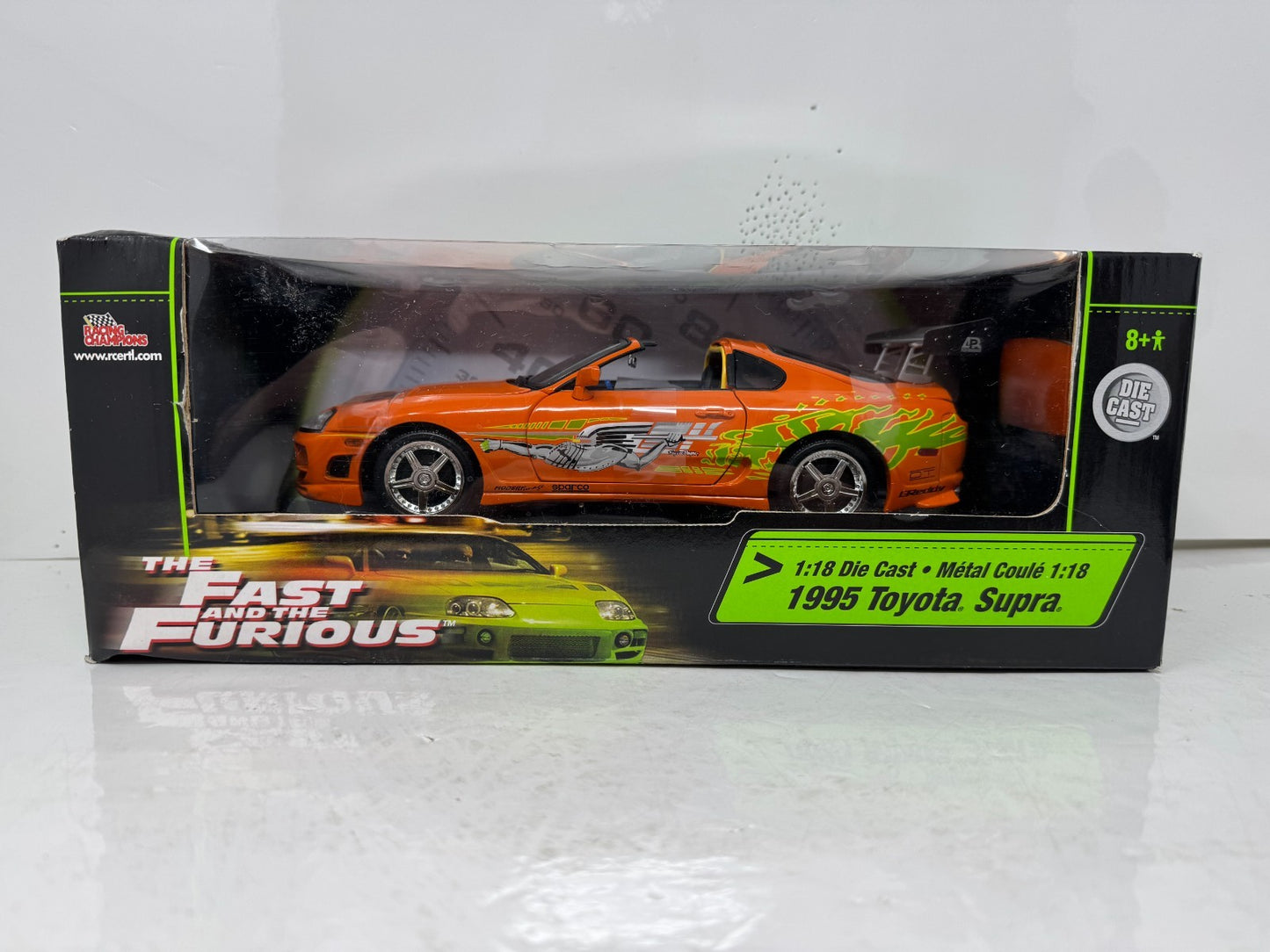 Racing Champions The Fast and the Furious 1995 Toyota Supra 1:18 Diecast