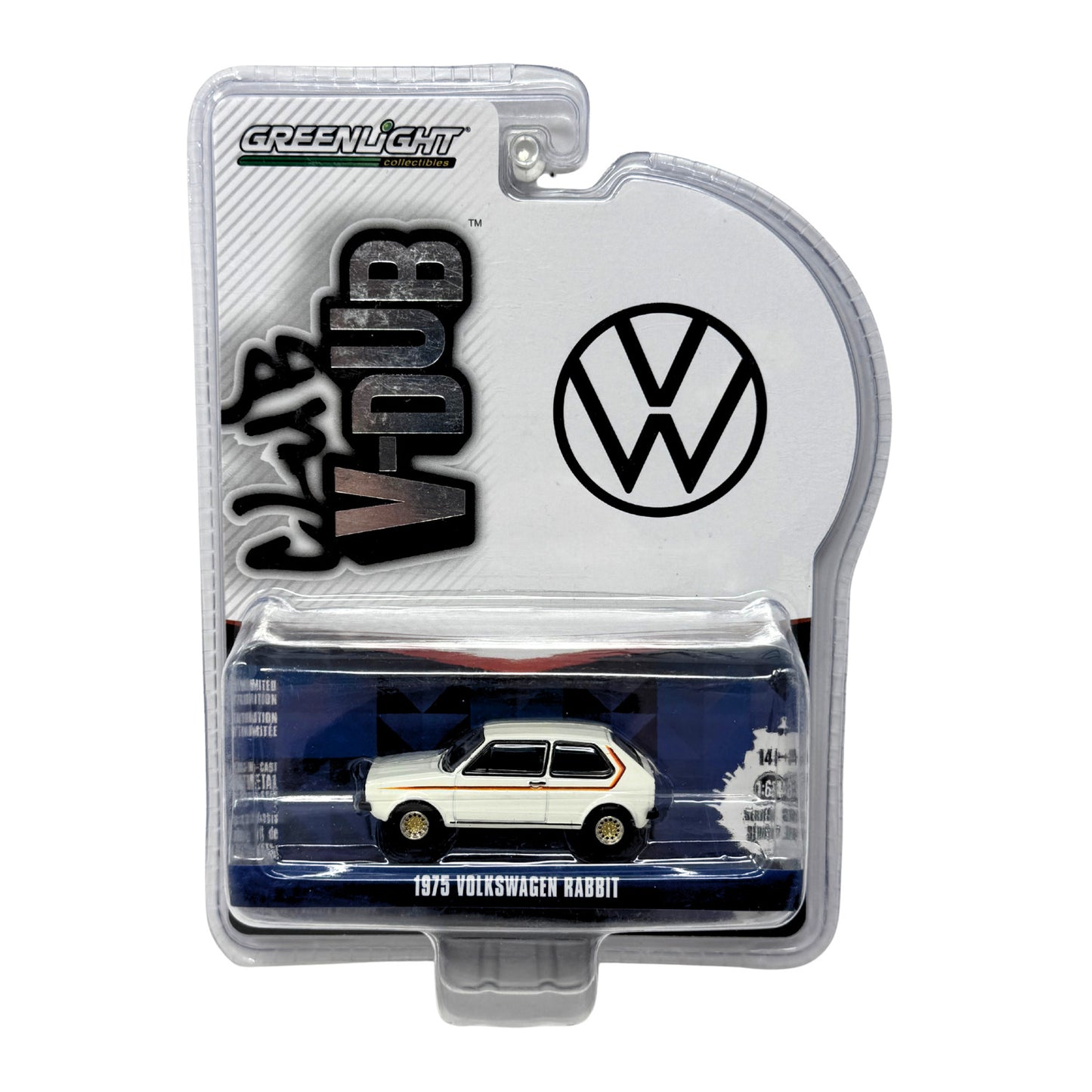 Greenlight Club V-Dub 1975 Volkswagen Rabbit 1:64 Diecast